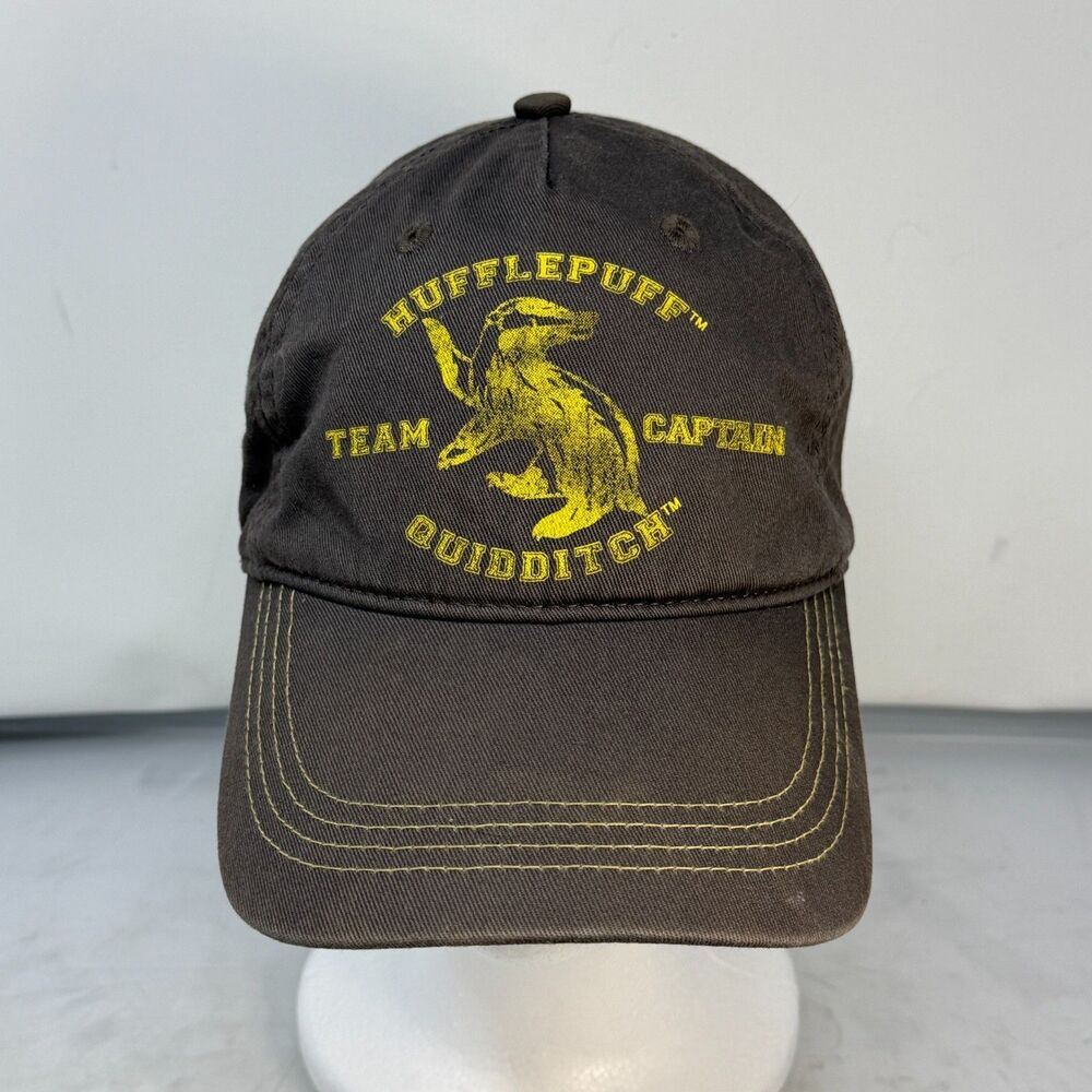Harry Potter Hufflepuff Quidditch Team Captain Hat Cap StrapBack Wizarding World